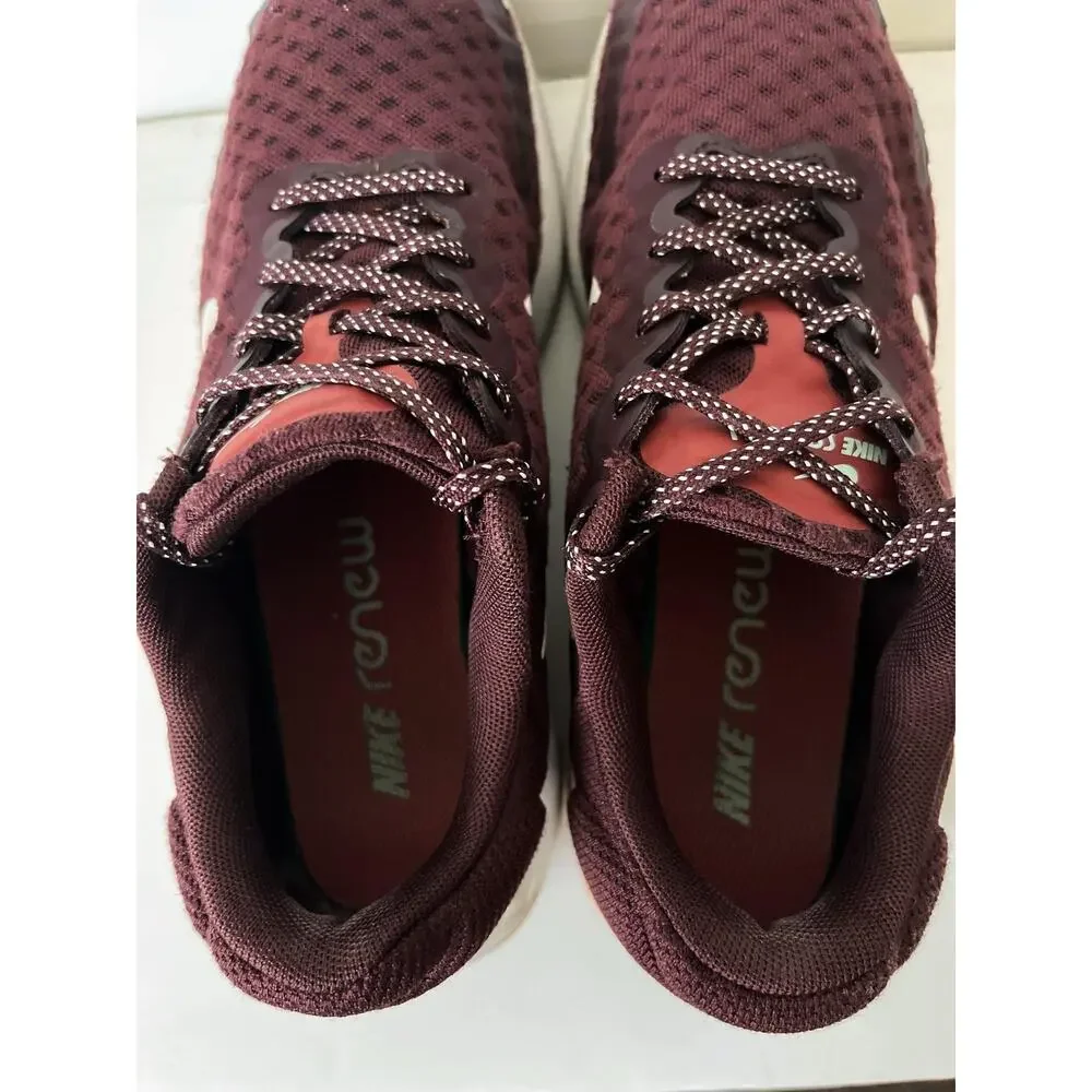 Nike Renew Running Shoes Women Size 8.5 Burgundy Mesh Athletic Lace DC8184-601